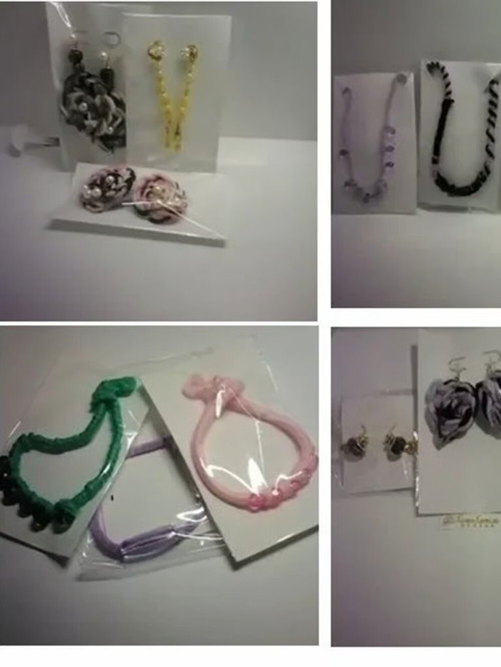 Earrings, bracelets, and necklaces 12 pcs